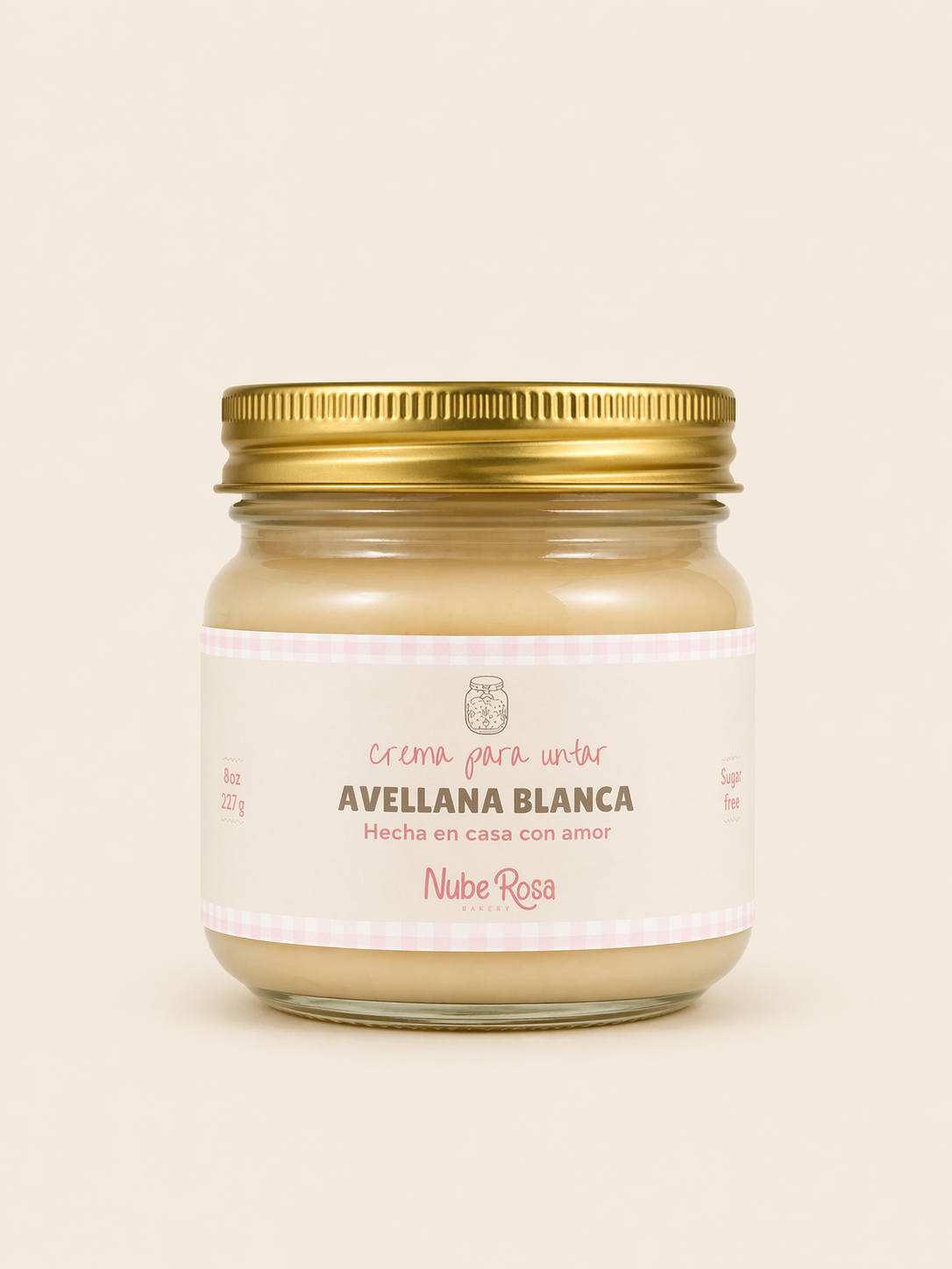 Crema de avellanas blanca (estilo kinder bueno) SUGAR FREE